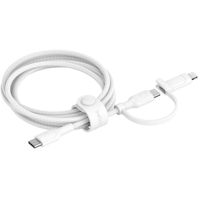 Belkin BoostCharge 2-in-1 Cable USB-C to USB-C/Lightning Sync & Charge Cable 1.50 m ( 4.92 ft ) — view 3