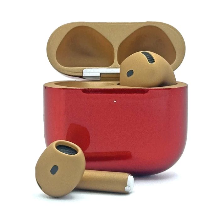 Merlin Craft Customized Apple AirPods 5 Gold-Red I am — view 3