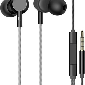 HP Wired Headphone Black - DHE-7001