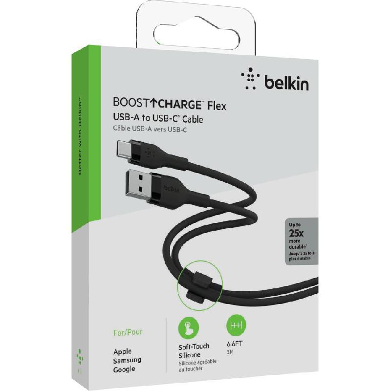 Belkin BoostCharge Flex USB-A to USB-C Sync & Charge Cable 2.00 m ( 6.56 ft ) — view 3
