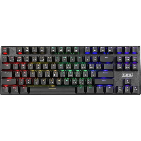 Techpick KG890 Mechanical Backlight Gaming Keyboard Wired