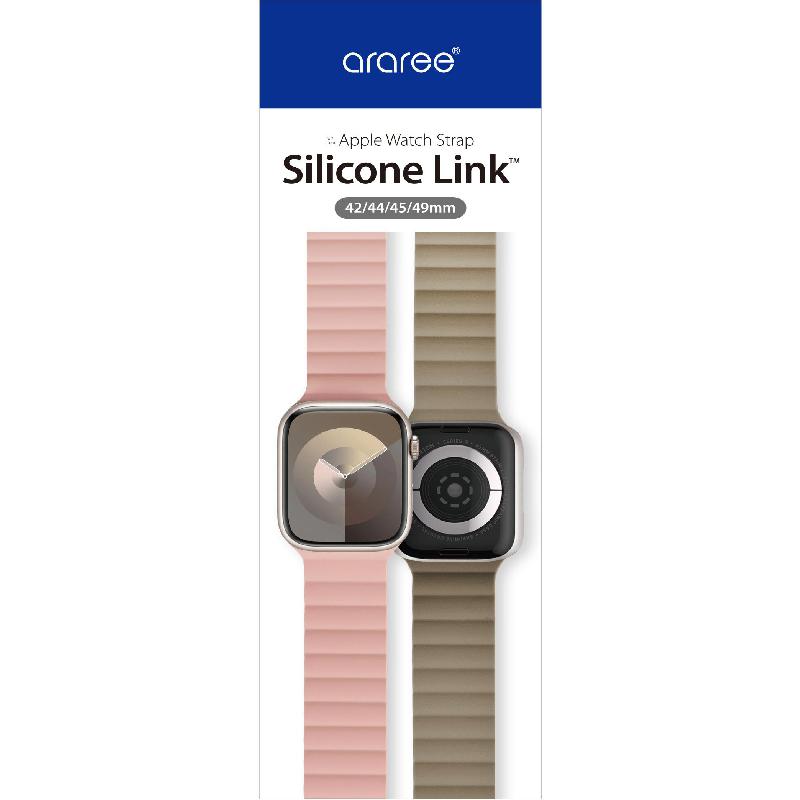 Araree Silicone Link Wrist Strap for Watch Ultra 3/Watch Ultra 2/Watch Series 11 46/Watch Series 10 46 — view 3