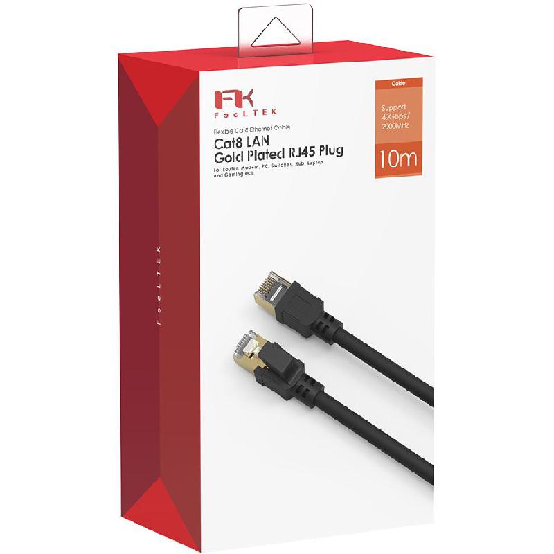 FeelTek CAT.8 RJ-45 Networking Cables 10.00 m ( 10.94 yd ) — view 4