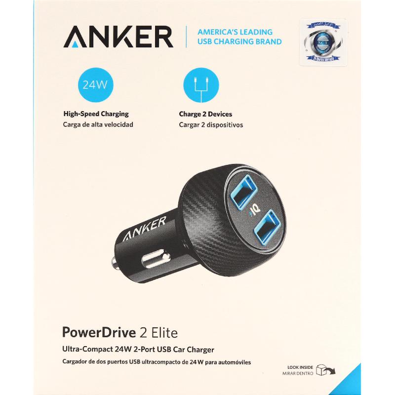 Anker PowerDrive 2 Elite USB Car Charger — view 2
