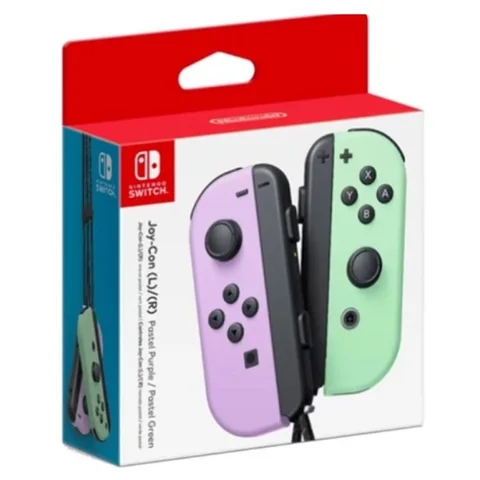 Nintendo Pastel Purple Pastel Green Joy-Con