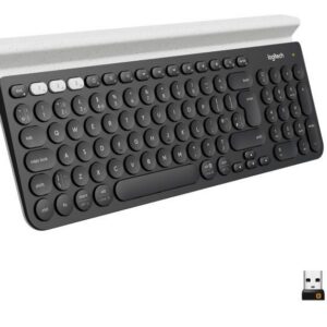 Logitech K780 Multi Device Wireless Keyboard Black & White