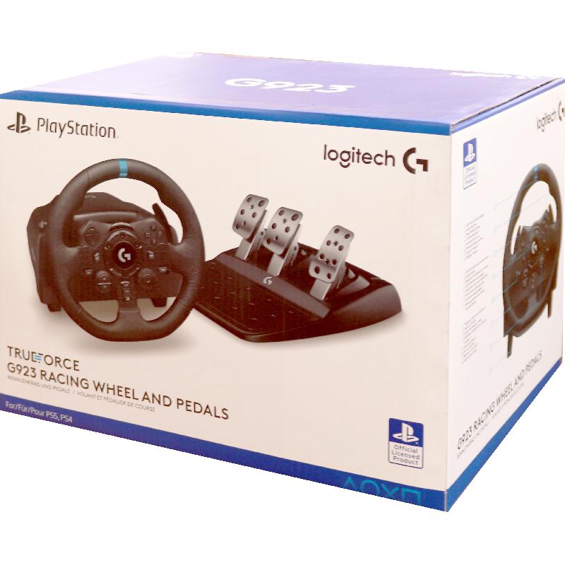 Logitech G G923 True Force Sim Racing Wheel + Pedals Wired Black — view 2