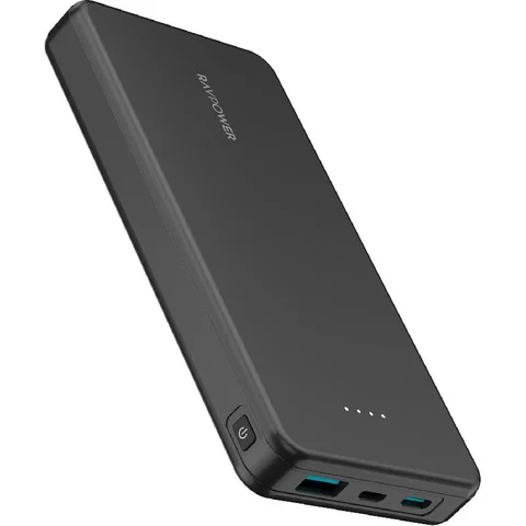 RAVPower PD Pioneer Power Bank Charger PD Fast Charging 10000 mAh Dual USB (1X USB/1X USB-C)