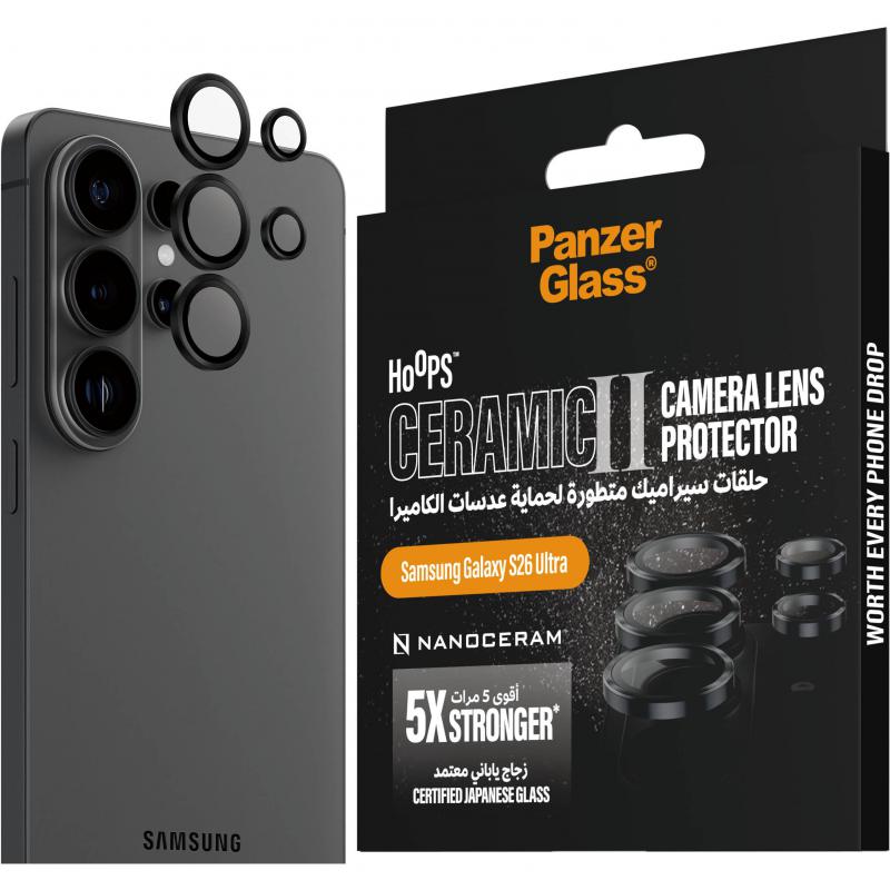 PanzerGlass Hoops Ceramic II Camera Lens Protector (Individual Ring) Smartphone Camera Accessory