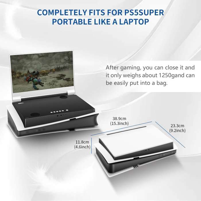 G-Story 14inch IPS 4k 60Hz Portable Monitor Gaming Display Integrated with PS5 Pro (not Included) — view 2