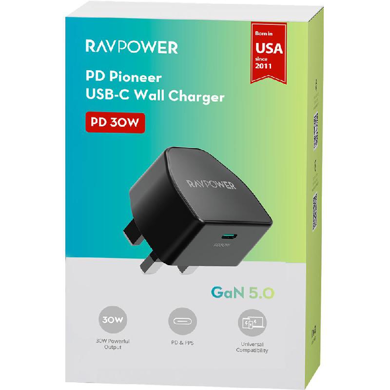RAVPower PD Pioneer USB-C Wall Charger — view 3