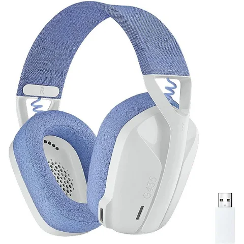 Logitech G G435 Gaming Headset Wireless Off-White/Lilac