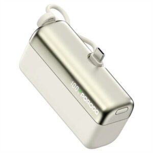 Porodo Pocket Volt, 10000mAh Power Bank- White