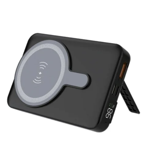 Hezire Hmag+ Wireless 10,000mAh Power Bank, Black - HEZ-PBW10K-MAG