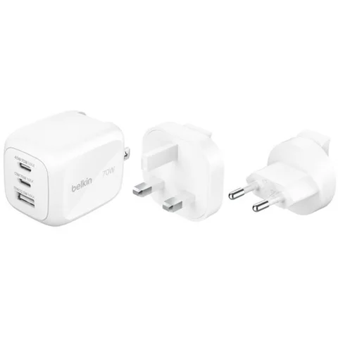 Belkin BoostCharge Pro 3-Port GaN Wall Charger 70W