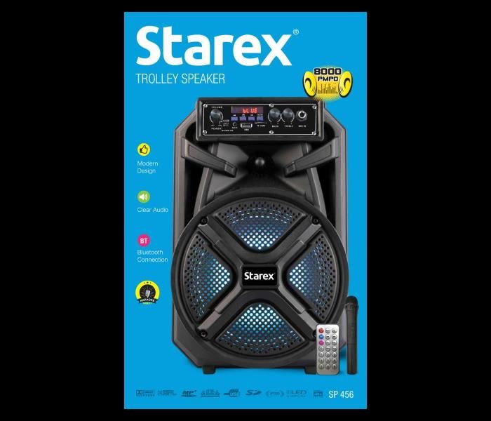 iSonic SP 456 8 inch Rechargeable Trolley Speaker, Black - SP 456 — view 2