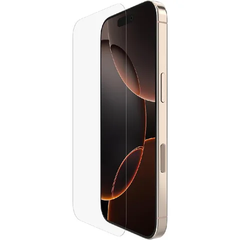 Belkin ScreenForce Slim (0.29 mm), Clear Smartphone Screen Protector for iPhone 16 Pro
