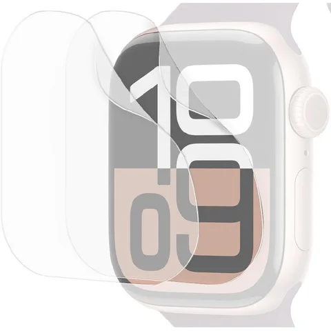 Araree Pure Clear Film, 2 Pack Smartwatch Screen Protector for Apple Watch Series 10 42