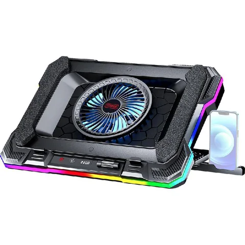 Techpick Laptop Cooling Stand (19") + Cellphone Stand PC Gaming Accessory