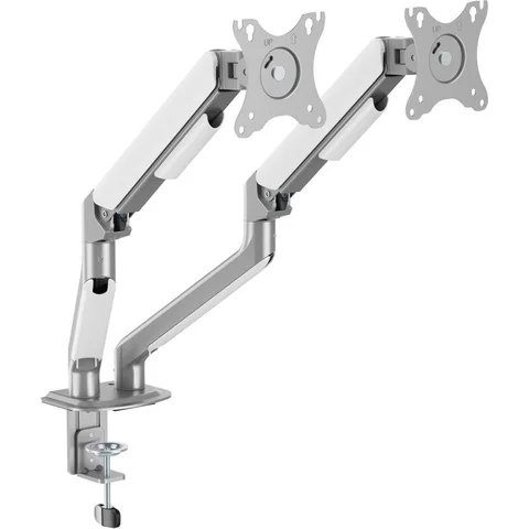 Royal Falcon LDT109-C024E Desktop Accessory Counterbalance Mechanical Spring Dual Monitor Arm for 17"-32", VESA Plate
