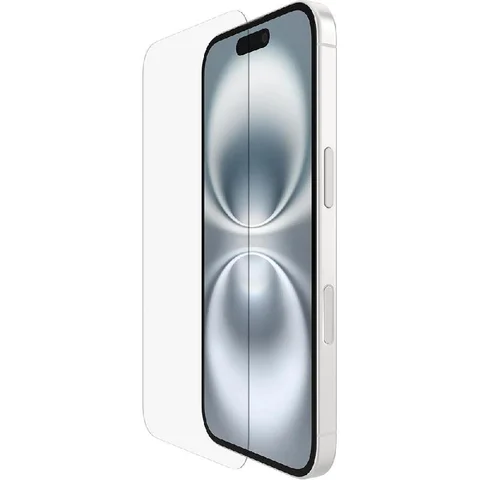 Belkin ScreenForce Slim (0.29 mm), Clear Smartphone Screen Protector for iPhone 16/iPhone 15/iPhone 14 Pro