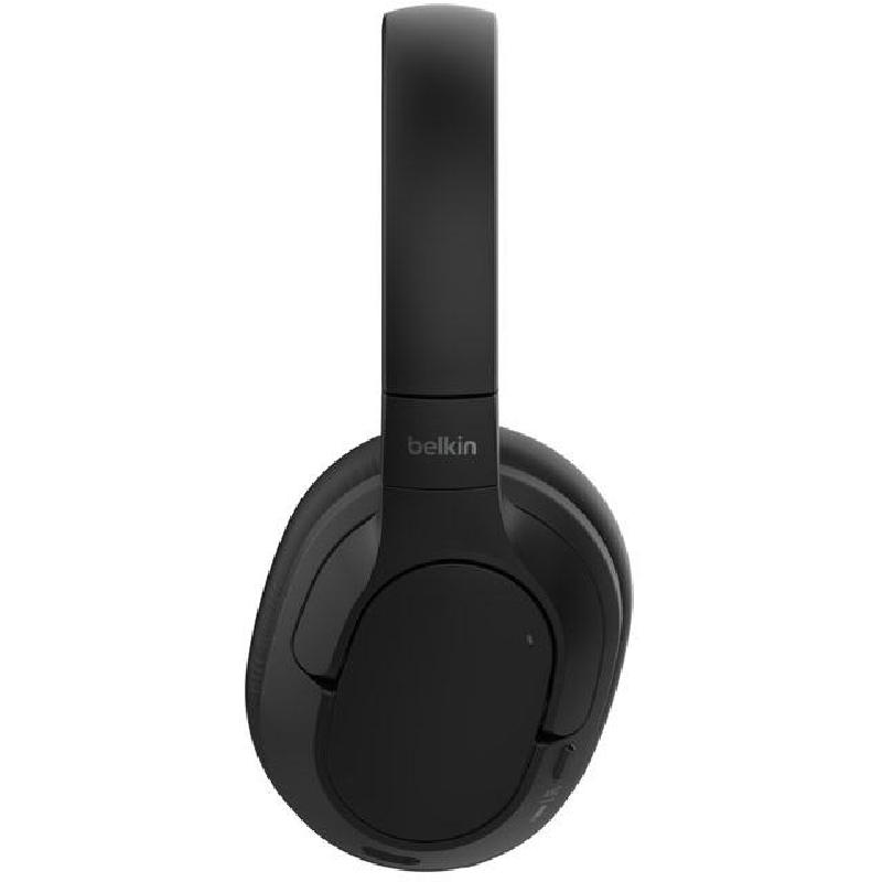 Belkin SoundForm Isolate Over-Ear Headphones Bluetooth/Wired (Optional) Black — view 2