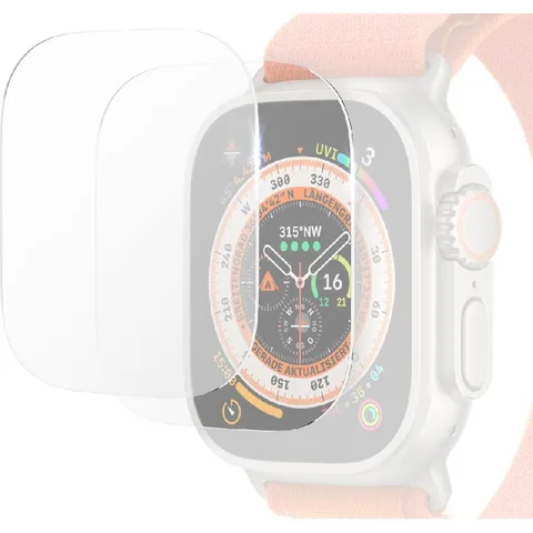 Araree Core Glass, 2 Pack Smartwatch Screen Protector for Apple Watch Ultra 2/Watch Ultra