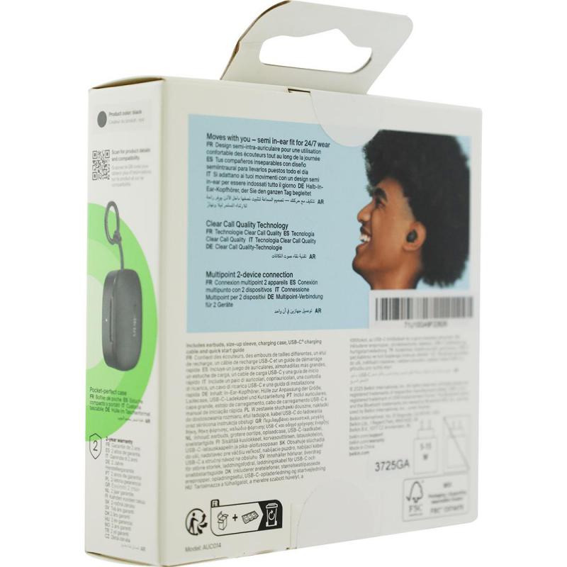 Belkin SoundForm Anywhere Earbuds Bluetooth Black — view 5