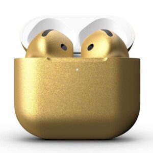 Merlin Craft Customized Apple Airpods 4 Metallic Gold