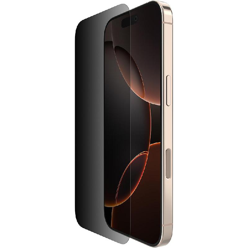 Belkin ScreenForce 2-way Privacy (30 Degrees) Smartphone Screen Protector for iPhone 16 Pro
