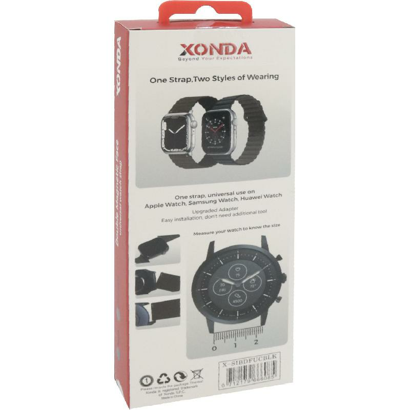 Xonda Double Face Wrist Strap Universal, for Apple Watch 42/44/45/49 mm/Smartwatch 46/48 mm — view 3
