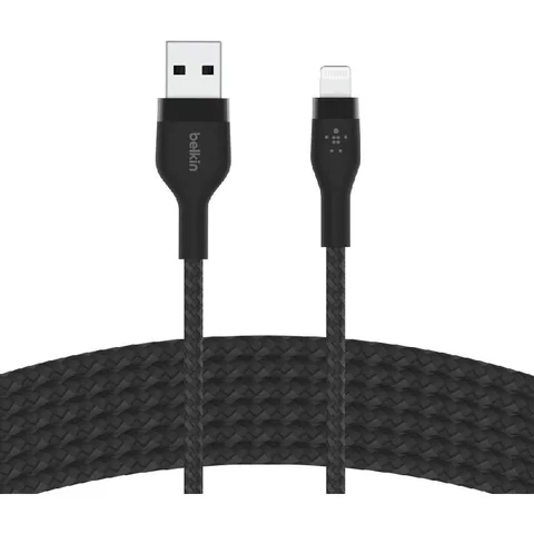 Belkin BoostCharge Pro Flex USB-A to Ligthning Standard Cable 3.00 m ( 9.84 ft )