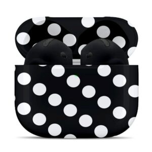 Merlin Craft Customized Apple AirPods 5 WC Black Polka