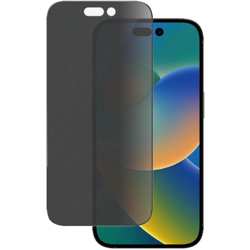 PanzerGlass Ultra-Wide Fit Tempered Glass, Privacy Smartphone Screen Protector for iPhone 14 Pro — view 3