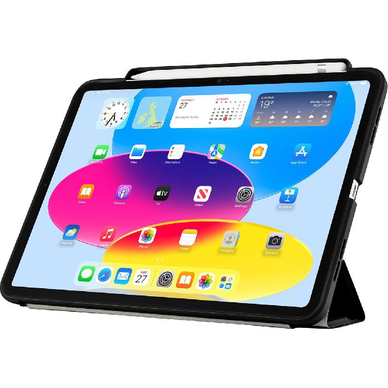PIPETTO Origami Pencil Folio Tablet Case Black for iPad A16/iPad 10.9 10th Gen — view 6