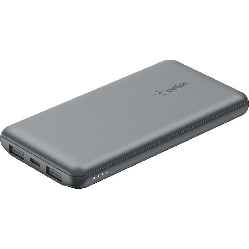 Belkin BoostCharge Power Bank Charger Fast Battery Charging 10000 mAh 3 USB (1X USB-C/2X USB)