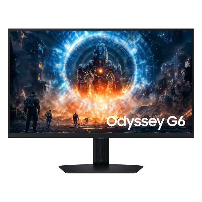 Samsung Odyssey G6 27inch QHD 2560X1440 Gaming Monitor, IPS Panel, 360Hz, 1ms, Display Port, HDMI, Height Adjustable Stand, Black - LS27FG600EMXUE