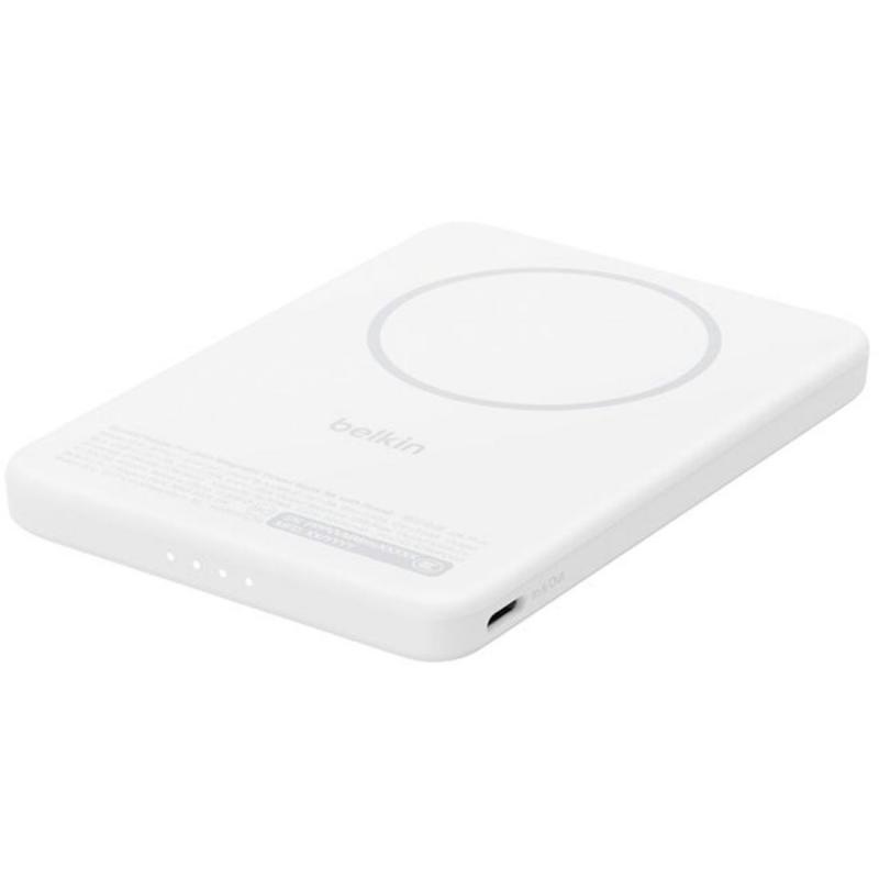 Belkin BoostCharge Power Bank Charger Qi2 5000 mAh Single USB-C (I/O Charging)