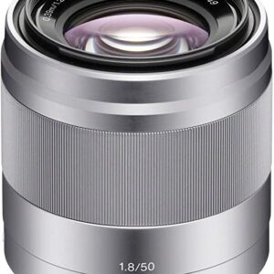 Sony E 50mm f/1.8 OSS Lens none Silver SEL50F18, B005NX7HY6