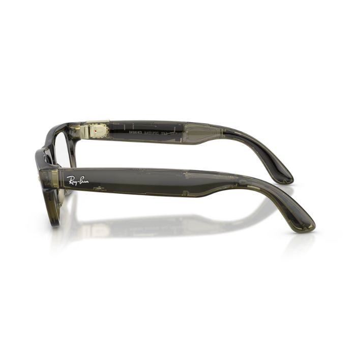 Ray-Ban Meta Blayzer Gen 2 Transparent Dark Olive Clear Lenses Smart Glasses 50Mm — view 2