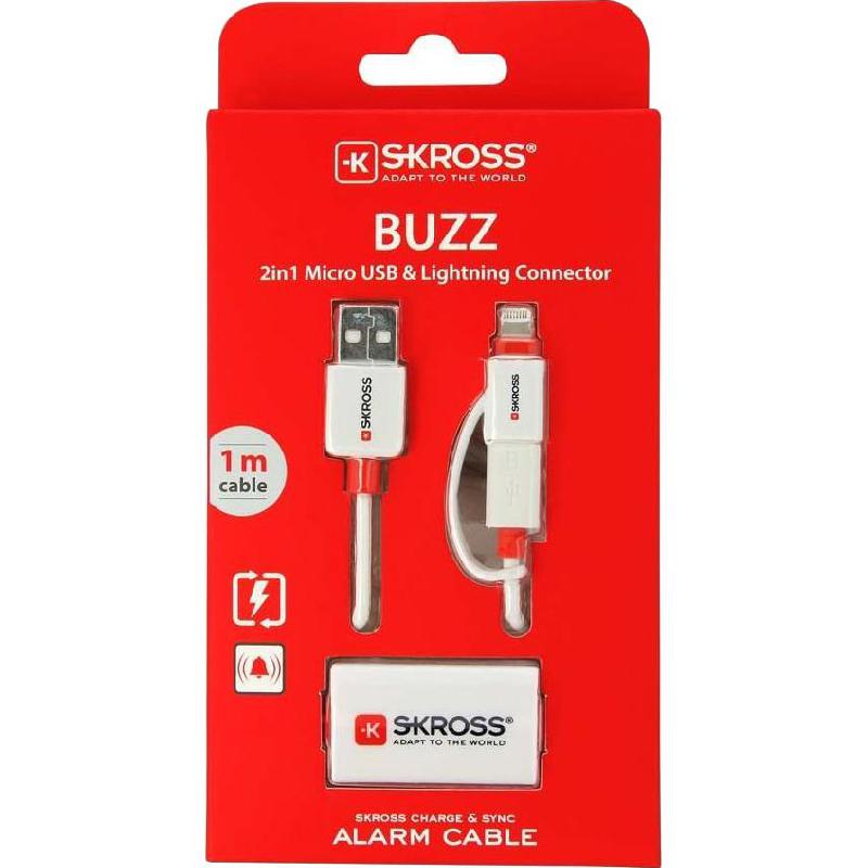 Skross Buzz Lightning to USB 2.0 Sync & Charge Cable 1.00 m ( 3.28 ft ) — view 2