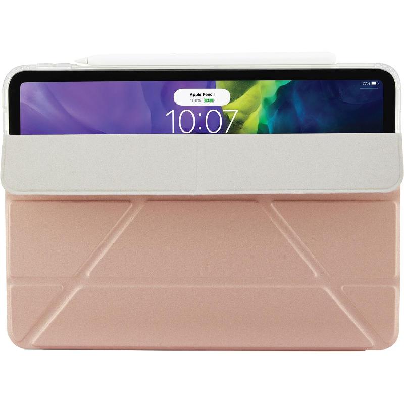 PIPETTO Metallic Origami Folio Tablet Case Rose Gold for iPad Air 11 M4/iPad Air 11 M3/iPad Air 11 M2/iPad Air 5th Gen — view 2