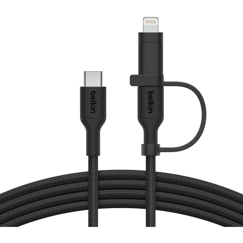 Belkin BoostCharge 2-in-1 Cable USB-C to USB-C/Lightning Sync & Charge Cable 1.50 m ( 4.92 ft ) — view 2