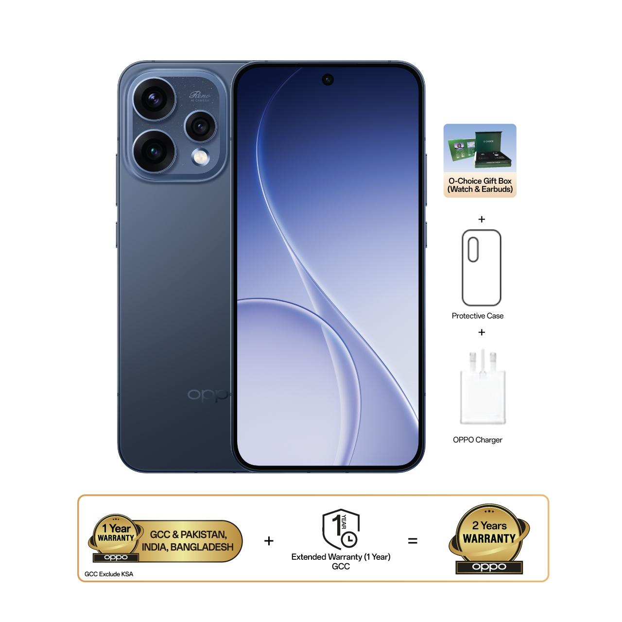 Oppo Reno 15 12GB RAM + 512GB ROM Smartphone Twilight Blue 5G