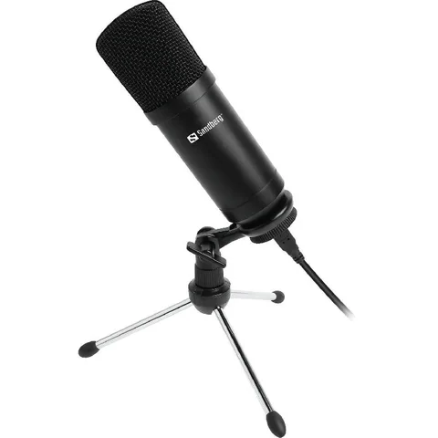 Sandberg Streamer USB Desktop Microphone PC Gaming Accessory
