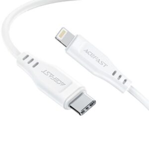 Acefast Charging Data Cable C3-01 USB-C to Lightning, White