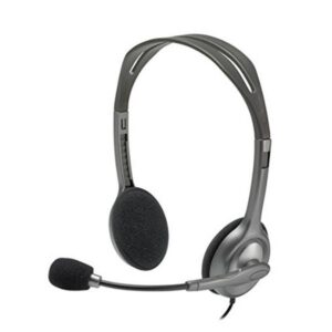 Logitech H111 On-Ear Headphones Wired Silver