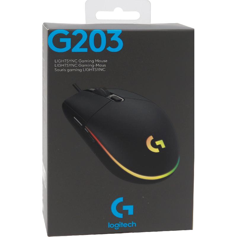 Logitech G G203 LIGHTSYNC RGB Gaming Mouse Wired — view 3