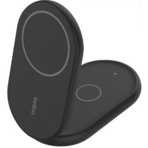 Belkin BoostCharge 2-in-1 Wireless Charging Foldable Stand with Magnetic