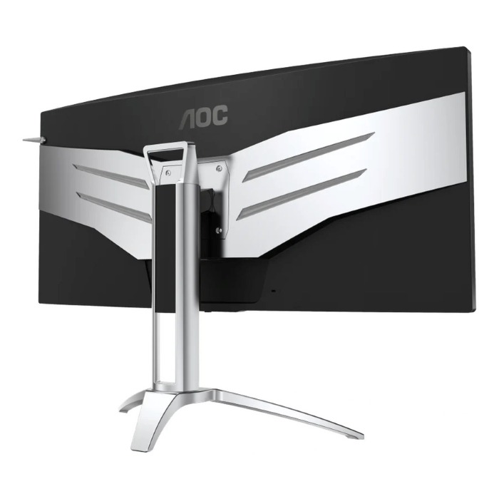 AOC 35inch Curved UltraWide Gaming Monitor, 2560X1080 Resolution, 200Hz, 4ms, FreeSync Premium, HDMI, DP, Adjustable Stand, Black & Silver - AG352QCX — view 4